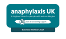 AnaphylaxisUK 30th Logo - Business Member 3